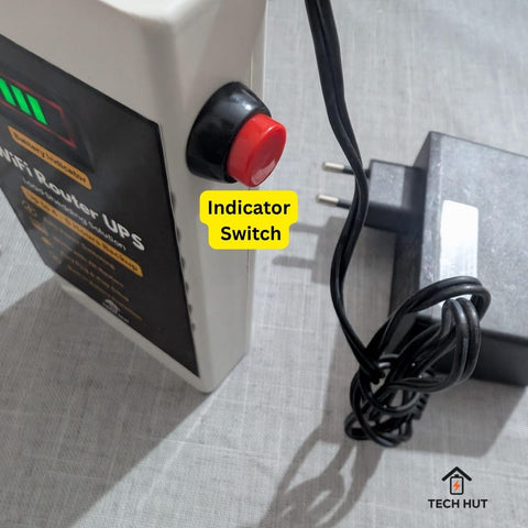 12 V WiFi Router UPS – Works with Standard & Fiber Routers | Adapter Included | 3 Months Warranty - Tech Hut