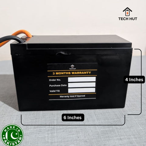 12.8V LiFePO₄ Motorcycle Battery | 6Ah & 12Ah | Smart BMS | 3 Months Warranty - Tech Hut