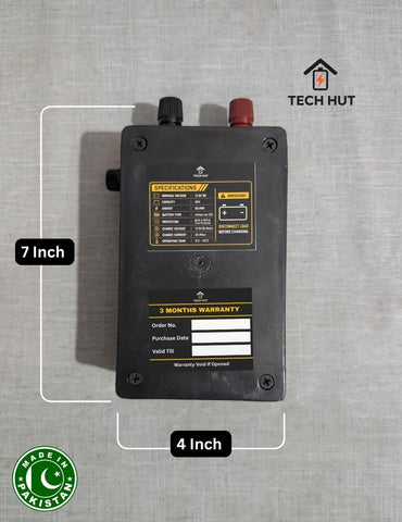 12V Lithium Battery for Mini DC Fans & LED Lights | 6Ah & 9Ah | Rechargeable | BMS Protected | Charger Included | 3 Months Warranty - Tech Hut