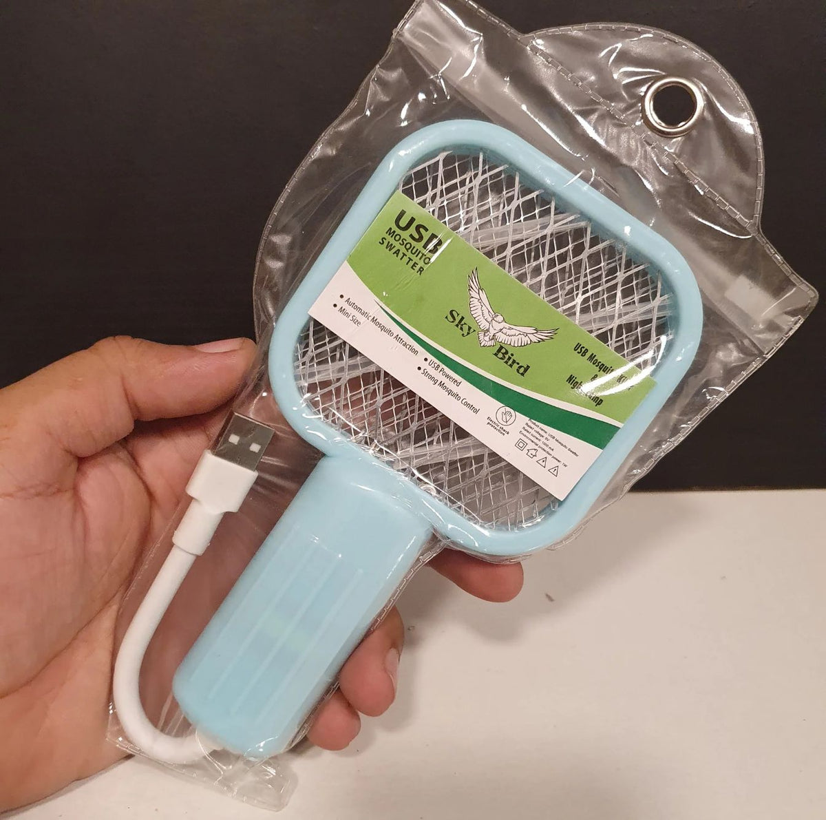 Portable USB Mosquito Killer Lamp | Electric Bug Zapper | UV Light Insect Killer | Plug & Play Anti Mosquito Device | Night Light for Bedroom